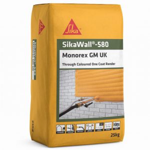 SikaWall 580 Monorex Scratch Render G00 NAT WHITE