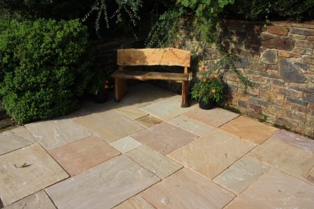 NATURAL SANDSTONE PATIO PACK 15.3m2 SUNSET BUFF -BRADSTONE - Image 2