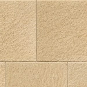 BEAUFORT PAVING 400x400x40mm Buff -TOBERMORE