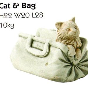 CAT IN BAG PLANTER