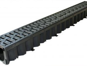 CHANNEL PVC 1met.c/w pvc grate